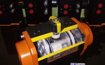 DN100 PN16 tem130c proval turkey pneumatic actuator