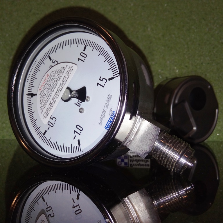 wika test gauge -1 +1.5 bar